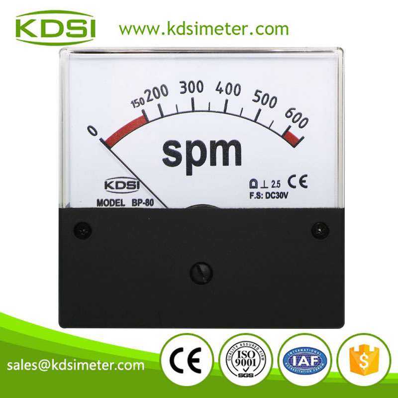 Hot Selling Good Quality BP-80 DC30V 650SPM analog panel spm display meter