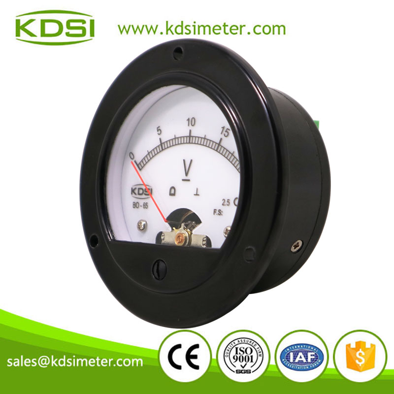 20 Years Manufacturing Experience BO-52 DC20V analog backlighting voltage panel mount gauge