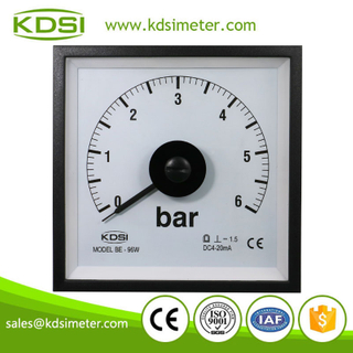 CE certificate BE-96W DC4-20mA 6bar wide angle current pressure panel meter