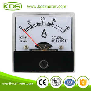 Portable precise BP-45 AC30/5A 2 times overload analog amp current panel meter