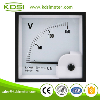 CE Approved BE-96 DC150V panel analog dc voltmeter