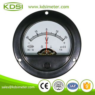 High quality professional BO-52 DC+-30V dc panel mount voltmeter