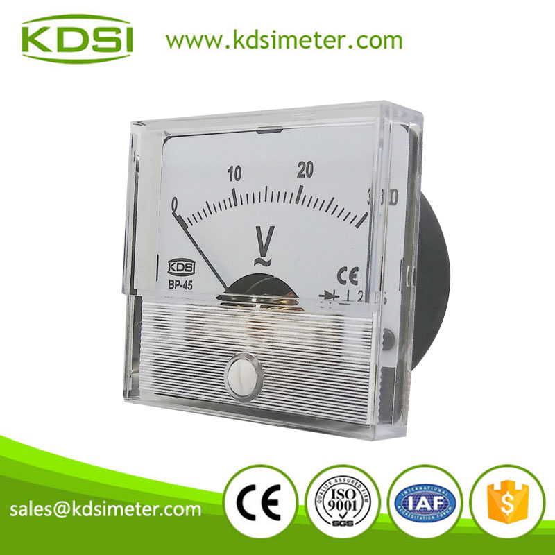 Hot Selling Good Quality BP-45 AC Voltmeter AC30V ac voltmeter with rectifier