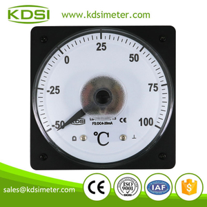 Factory direct sales LS-110 4-20mA 100C panel analog high temperature meter with 4-20mA output