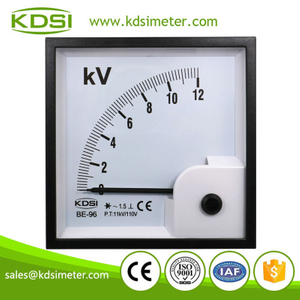 Easy installation BE-96 AC12kV 11kV-110V rectifier analog ac din rail voltmeter