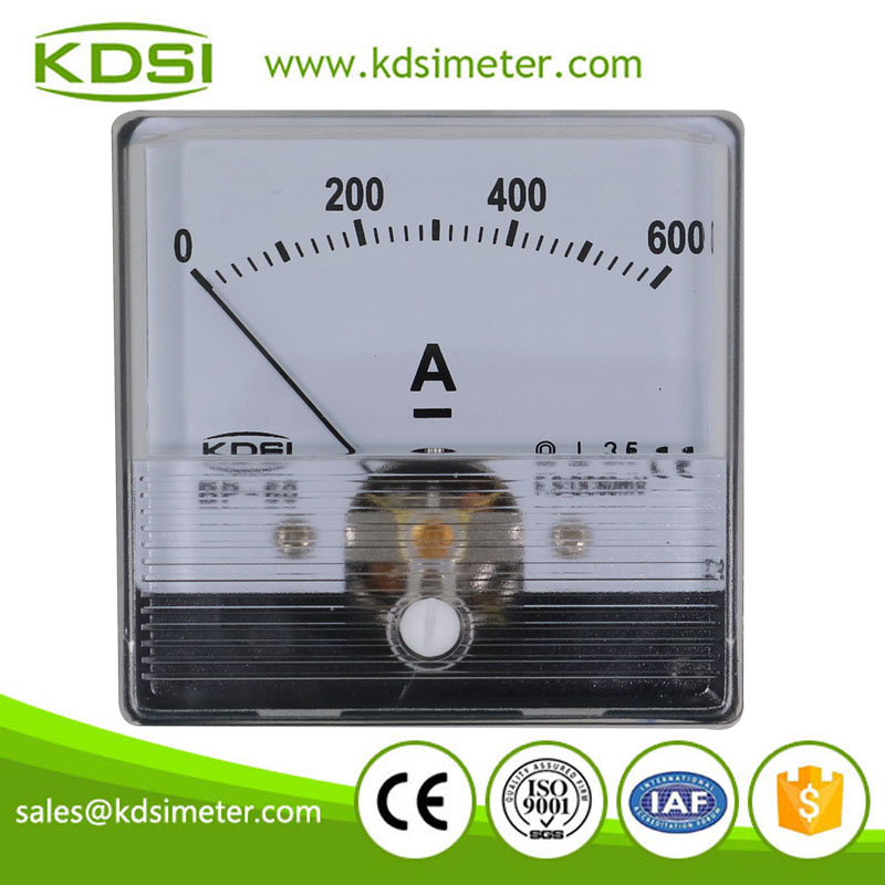 CE Approved BP-60N DC60mV600A panel analog ammeter