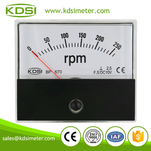 Easy installation BP-670 DC10V 260rpm panel analog tachometer universal /rpm meter