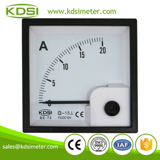 KDSI electronic apparatus BE-72 DC10V 20A analog dc panel mount ammeter