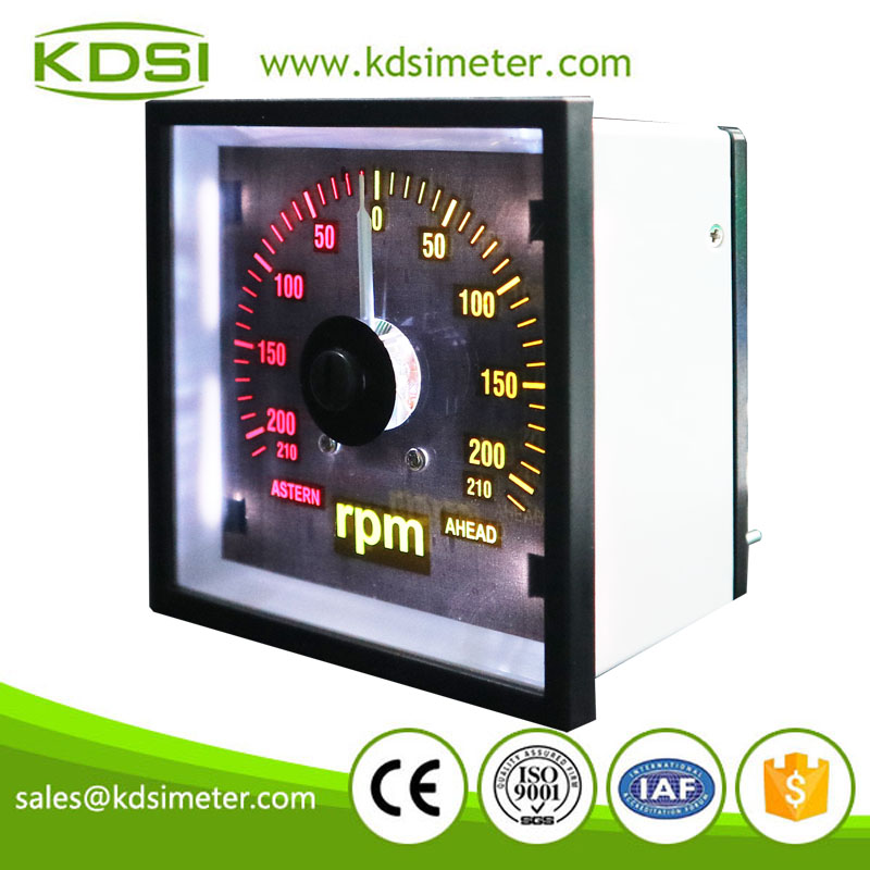 Factory direct sales BE-96W DC+-10V +-210rpm backlighting wide angle panel led rpm meter