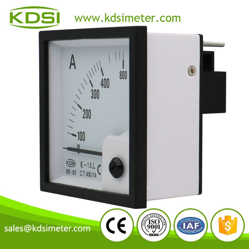 Portable precise BE-80 AC400/1A panel analog ac price of ammeters
