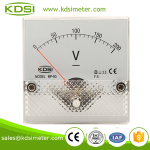 BP-80 80*80 DC Voltmeter DC200V battery charger voltmeter
