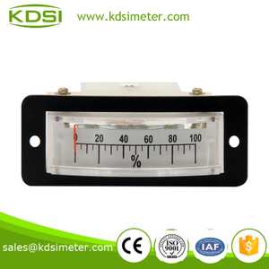 Thin edgwise BP-15 load meter DC10V 100% industrial moving coil analog voltmeter load meter