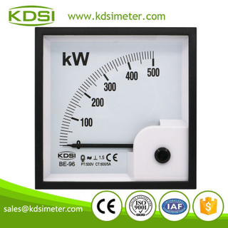 High quality professional BE-96 3P3W 500kW 500V 600/5A analog panel power meter