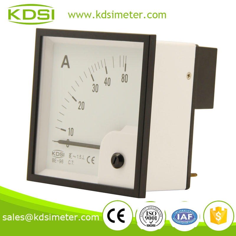 BE-96 96*96 AC Ammeter AC40A TAIWAN technology distribution cabinet with analog meter