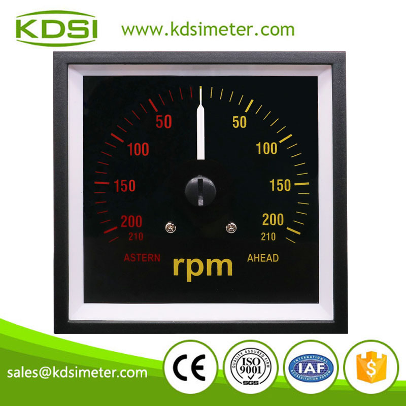 Factory direct sales BE-96W DC+-10V +-210rpm backlighting wide angle panel led rpm meter
