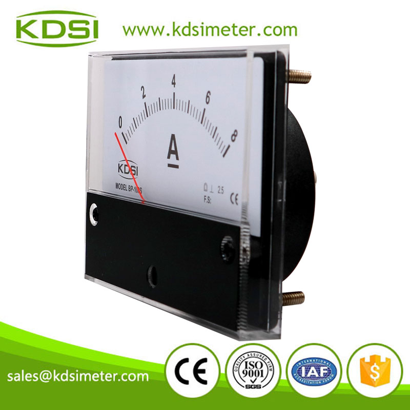 KDSI electronic apparatus BP-100S DC8A analog dc panel mount price of ammeters