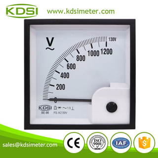 Easy operation BE-96 AC130V 1200V rectifier analog ac panel voltage meter