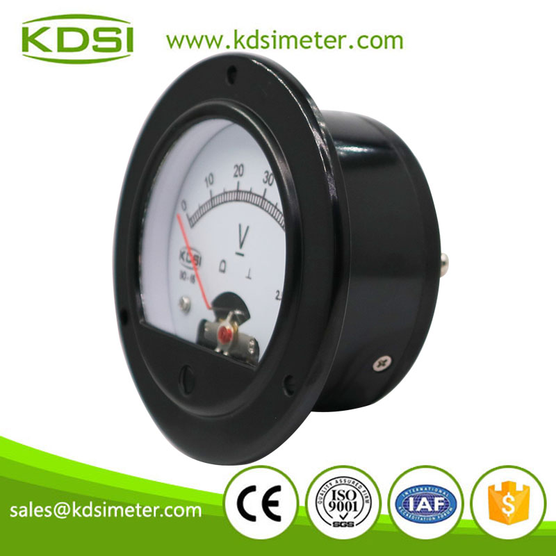 Factory direct sales BO-65 DC50V analog dc panel round voltmeter