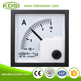 Instant flexible BE-48 DC+-60mV +-10A zero in the center analog panel dc high precision ammeter