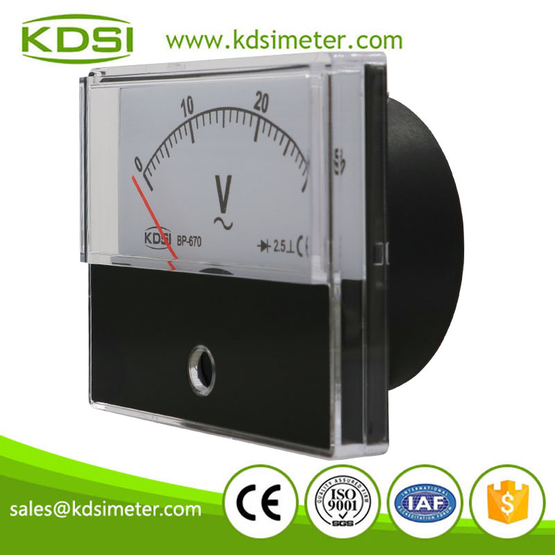 Factory direct sales BP-670 AC30V rectifier analog ac panel voltmeter