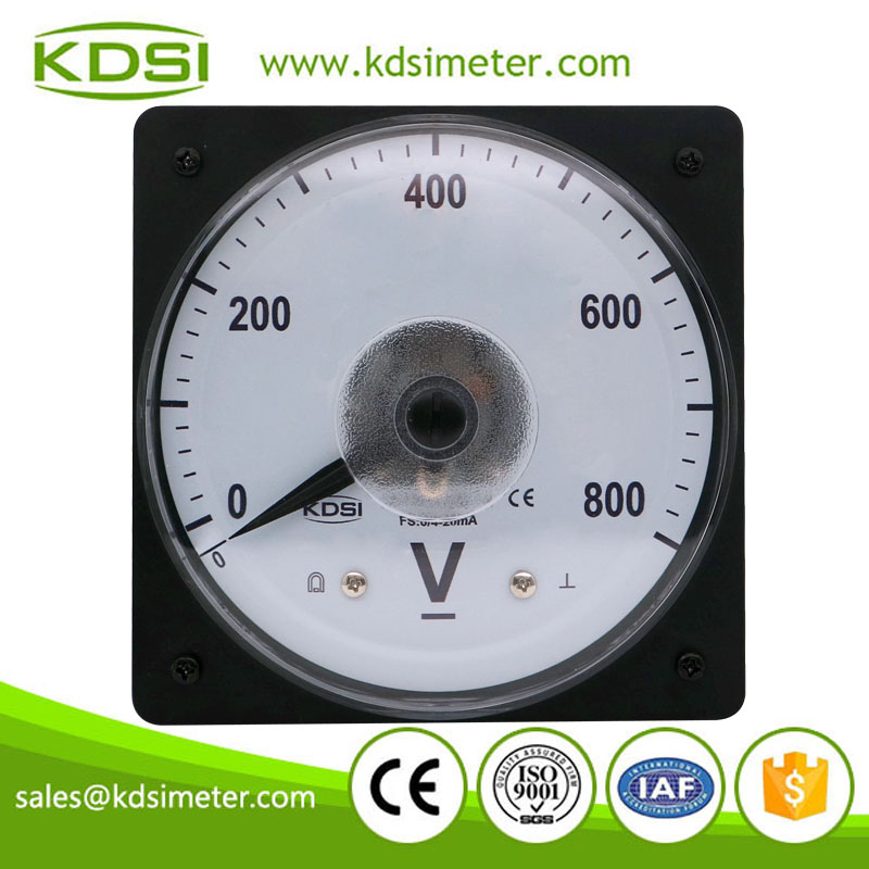 CE certificate LS-110 DC4-20mA 800V analog dc panel voltmeter for marine