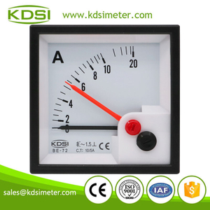 20 Years Manufacturing Experience BE-72 AC10/5A with red pointer ac panel meter analog