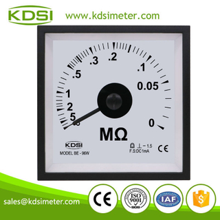 New model BE-96W DC1mA analog dc insulation panel meter