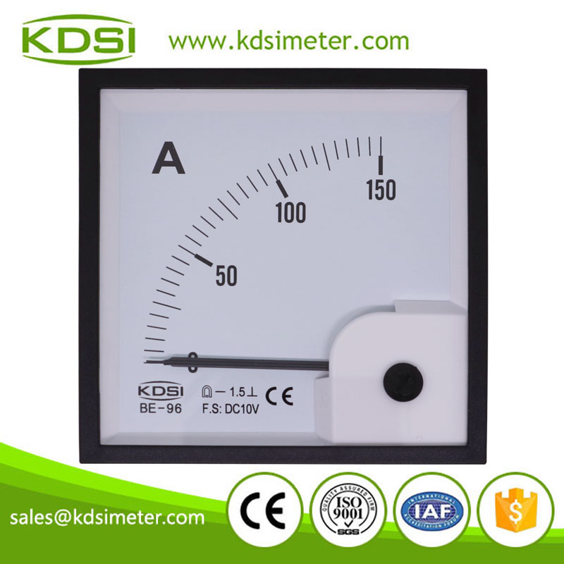 Industrial universal BE-96 DC10V 150A dc analog panel voltage ammeter