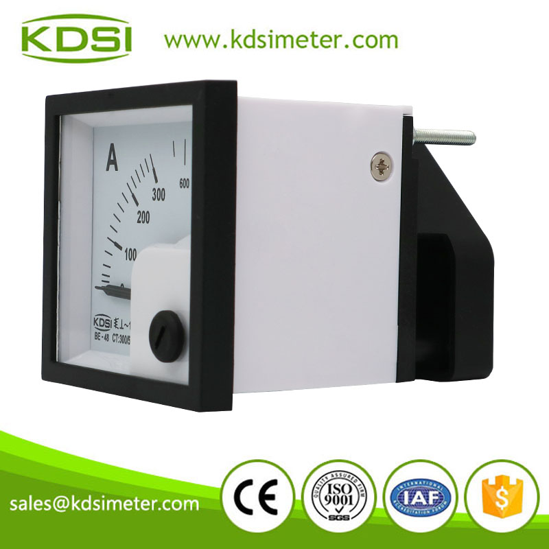 Hot Selling Good Quality BE-48 AC300/5A ac mini analog panel ampere meter