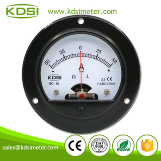 New Hot Sale Smart BO-65 DC+-75mV +-50A DC Round Analog Panel Meter