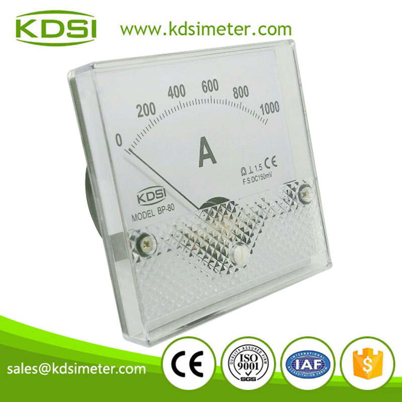 Safe to operate BP-80 DC150mV1000A high resistance analog ampere meter