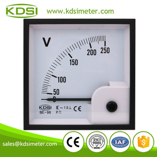 High quality professional BE-96 AC250V analog ac panel mount voltmeter