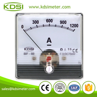 Durable in use BP-60N DC75mV 1200A dc analog panel volt ampere meter