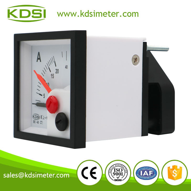 CE certificate BE-48 AC20A with red pointer ac analog meter panel