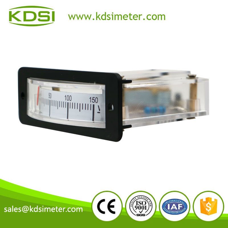 High quality BP-15 DC150V dc analog thin edgewise panel mount voltmeter