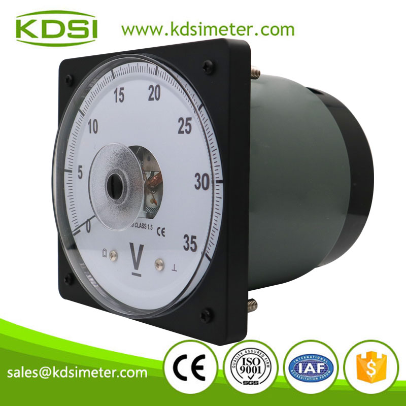 Instant flexible LS-110 DC35V wide angle analog dc panel voltmeter