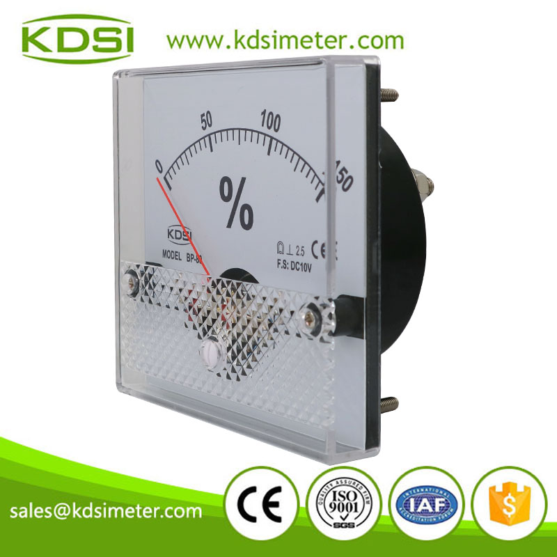 Industrial universal BP-80 DC10V 150% analog dc panel motor load meter