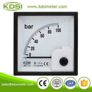 Instant flexible BE-72 DC4-20mA 100bar analog dc amp panel pressure meter