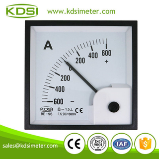 New Model BE-96 DC+-60mV +-600A Analog Panel DC High Precision Ammeter