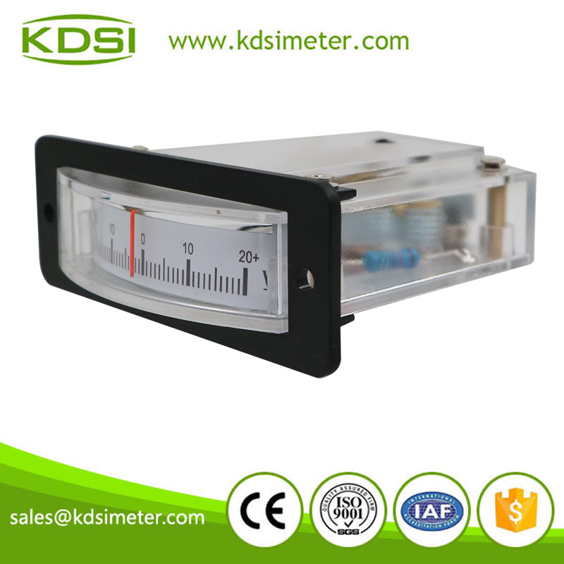 China Supplier BP-15 DC+-20V dc analog panel thin edgewise voltage meter