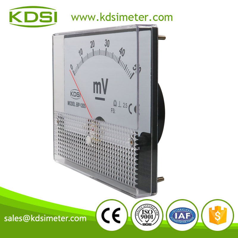 High quality BP-120S DC50mV analog dc panel mount voltmeter