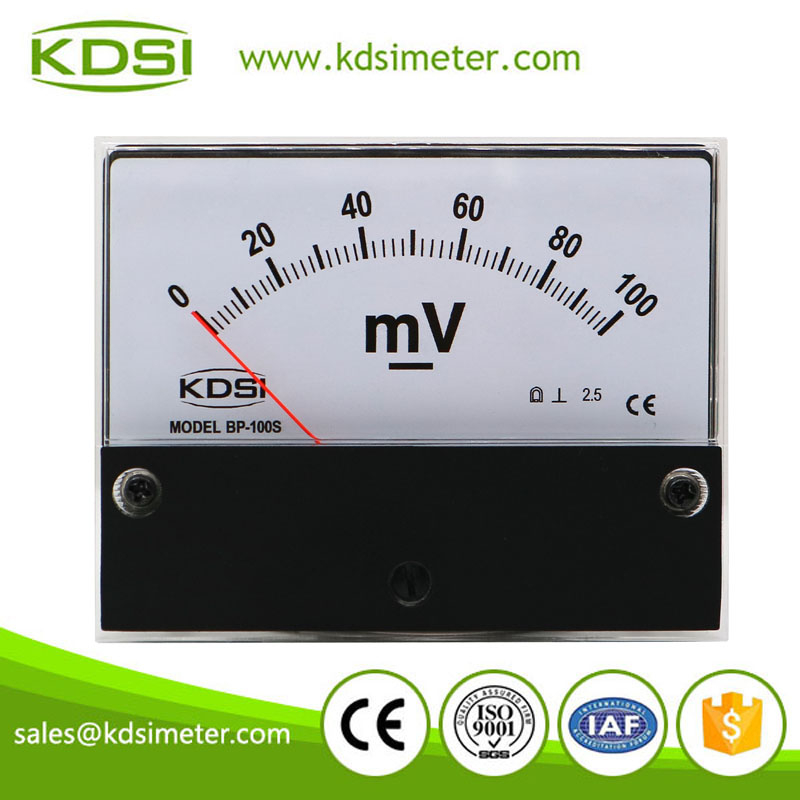 Hot Selling Good Quality BP-100S DC100mV direct dc analog panel voltmeter