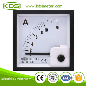 China Supplier BE-80 AC10A ac analog panel ampere meter