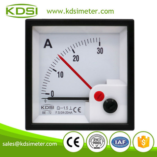 Small & High Sensitivity BE-72 DC4-20mA 30A With Red Pointer Analog DC Panel Sensitive Galvanometer