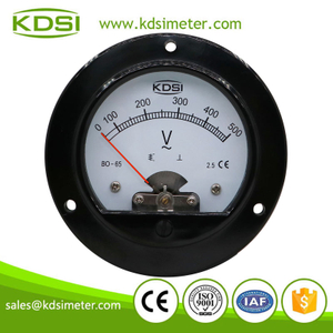 Round type Portable precise BO-65 AC500V analog voltmeter