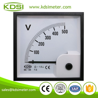 Easy operation BE-96 DC500V analog dc panel voltage meter