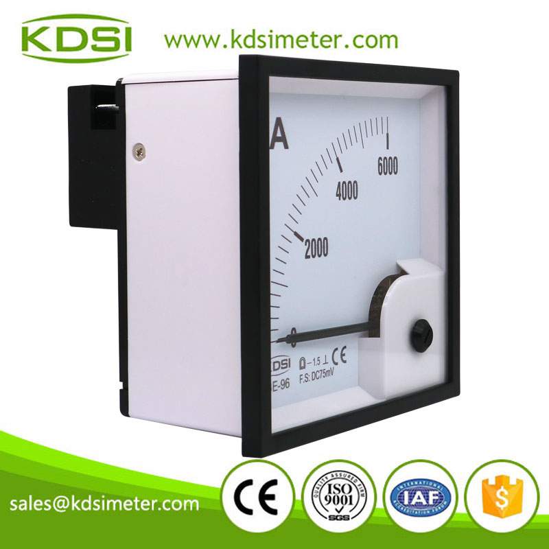 High quality professional BE96 DC75mV 6000A analog dc volt/amp panel