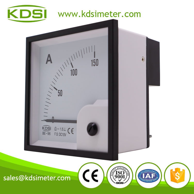 Industrial universal BE-96 DC10V 150A dc analog panel voltage ammeter