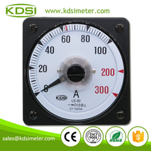 High Quality LS-80 AC100/5A 3times Overload Wide Angle Analog Panel AC Ampere Meter