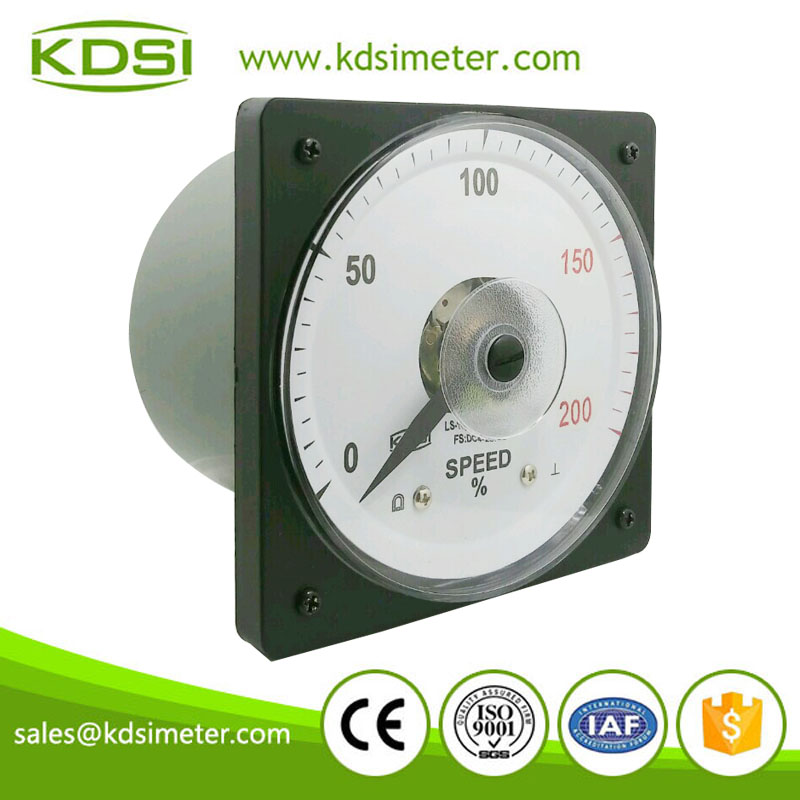 High quality professional LS-110 110*110 DC4-20mA 200% analog speed meter